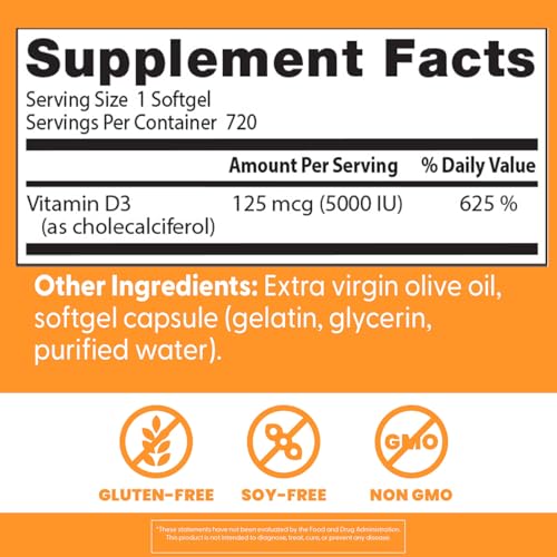 Doctor's Best Vitamine D3, emballage sans soja