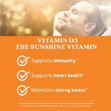 Doctor's Best Vitamine D3, pack de 720 gélules