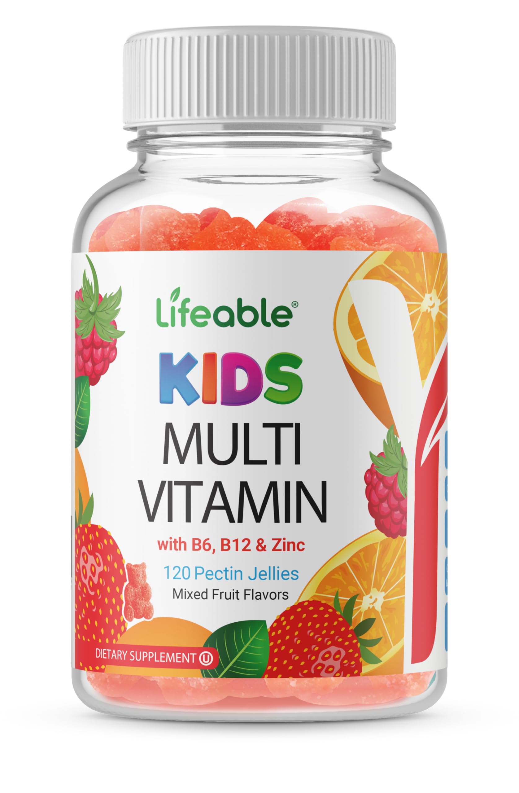 Docteurs Orders Finest multivitamines pour enfants en gommes fruits, goût agréable et nutrition quotidienne