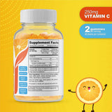 Gommes vitamine C Doctors Orders pour enfants – présentation pratique en flacon.