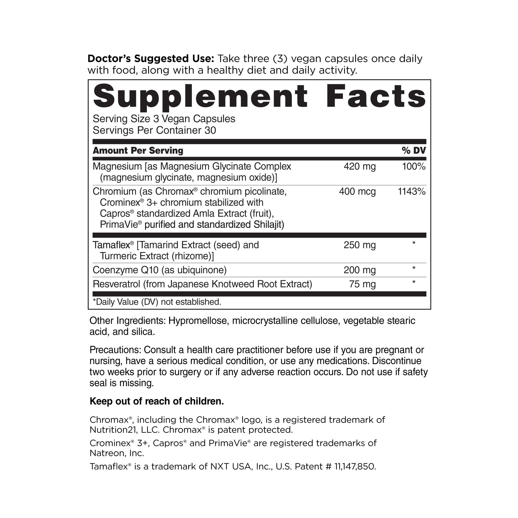 Gélules véganes DOCTORS' PREFERRED Daily5, faciles à avaler.