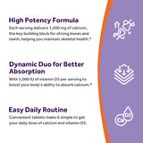 Emballage de Doctor's Recipes Calcium 1200 mg et D3, sans OGM et compatible.