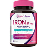 Doctor's Recipes capsule fer bisglycinate végane pour une absorption douce
