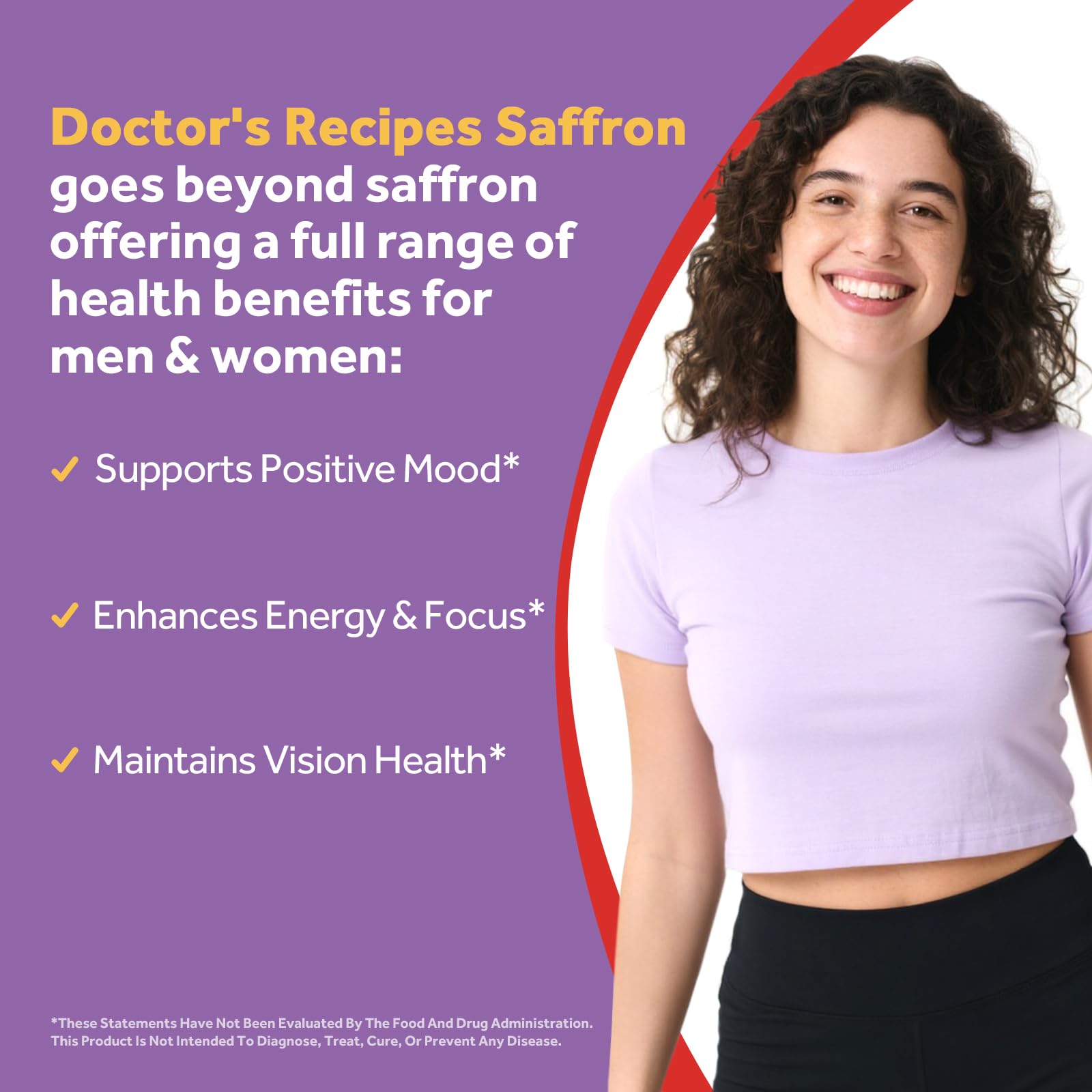 Doctor's Recipes Crocus Sativus fleurs safran: source naturelle d'aromes et de nutriments.