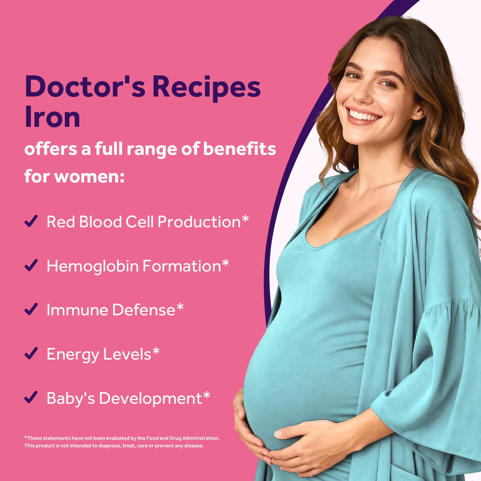 Doctor's Recipes formule adaptée à la grossesse pour soutenir l énergie