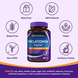 Doctor's Recipes Mélatonine 10 mg - dosage nuit, usage facile avant le coucher