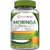 Doctor's Recipes Moringa 11000mg - gélules pratiques et énergie potentielle au quotidien.