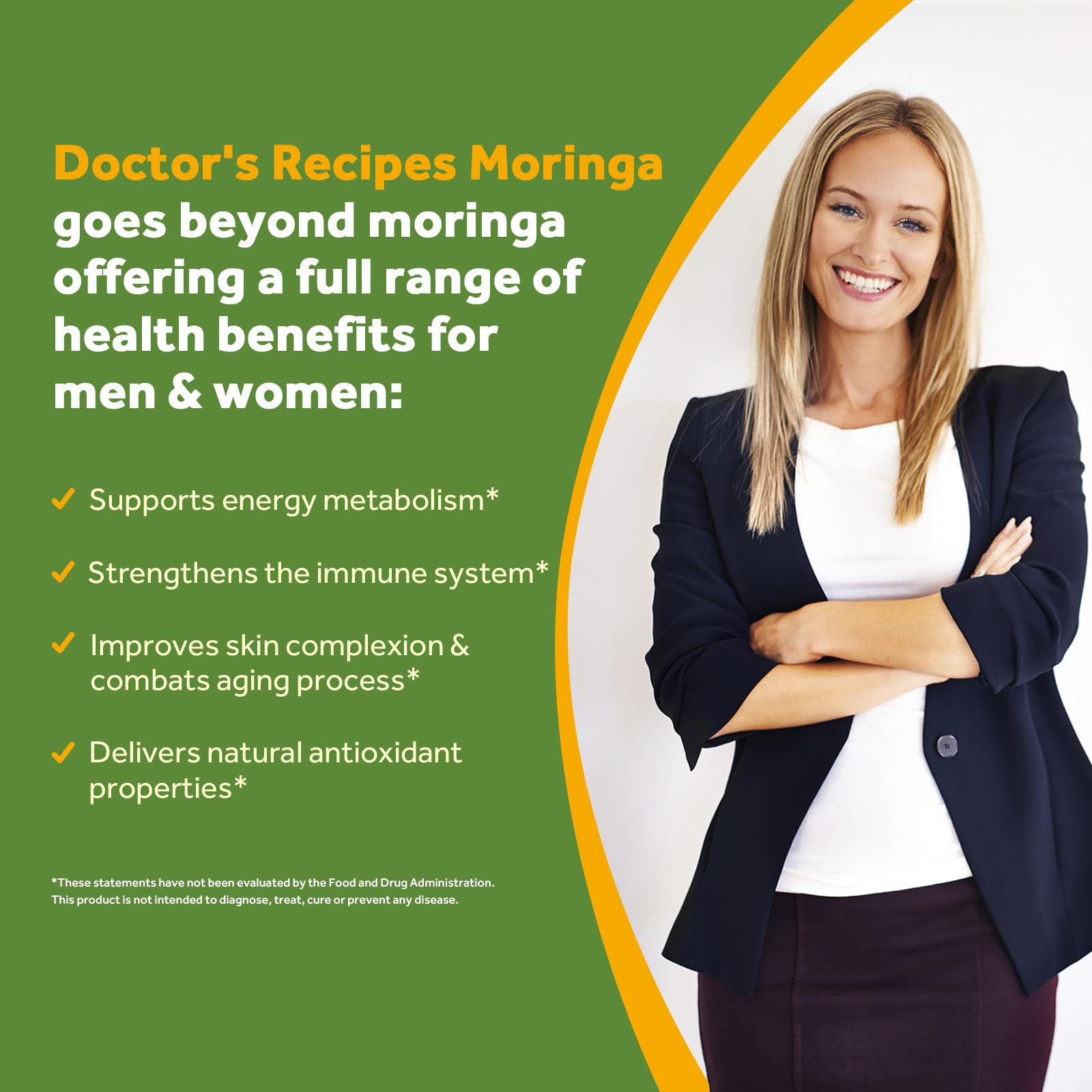 Doctor's Recipes Moringa extrait gelules : extrait 50:1 dans chaque capsule