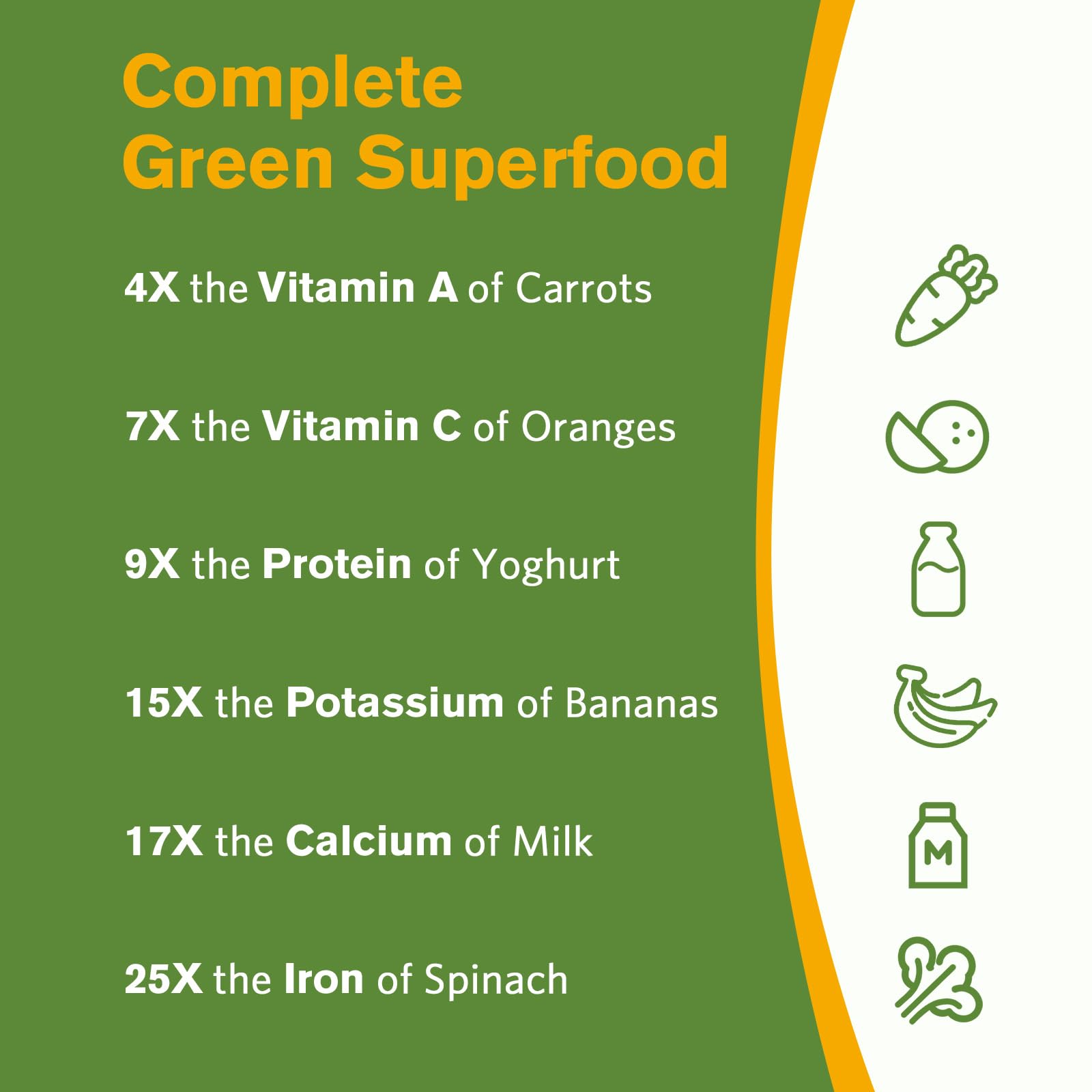 Doctor's Recipes Moringa super-aliment vert - soutien nutritionnel complet.