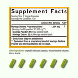 Doctor's Recipes Moringa vert complet : image de sa couleur naturelle