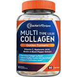 Doctor's Recipes multi-collagene en bouteille, peau plus souple et éclatante