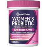 Doctor's Recipes Probiotiques pour femmes – bouteille: soutien intestinal quotidien.