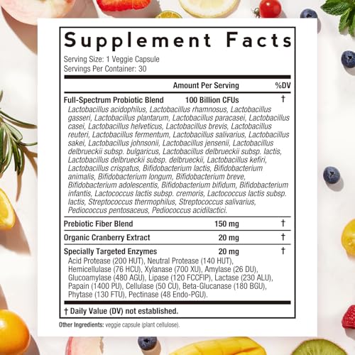 Doctor's Recipes Probiotiques – capsules: formulation ciblée féminine pour équilibre digestif.