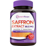 Doctor's Recipes Safran Extrait 88-5mg en capsule: soutien potentiel d'humeur et d'énergie.