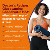 Doctor's Recipes Comprimés 4-en-1 pour routine mobilité quotidienne.