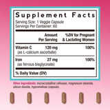 Doctor's Recipes vitamine C pour améliorer l absorption du fer