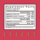 Capsules Doctor's Recipes vitamine C améliore l'absorption du fer.
