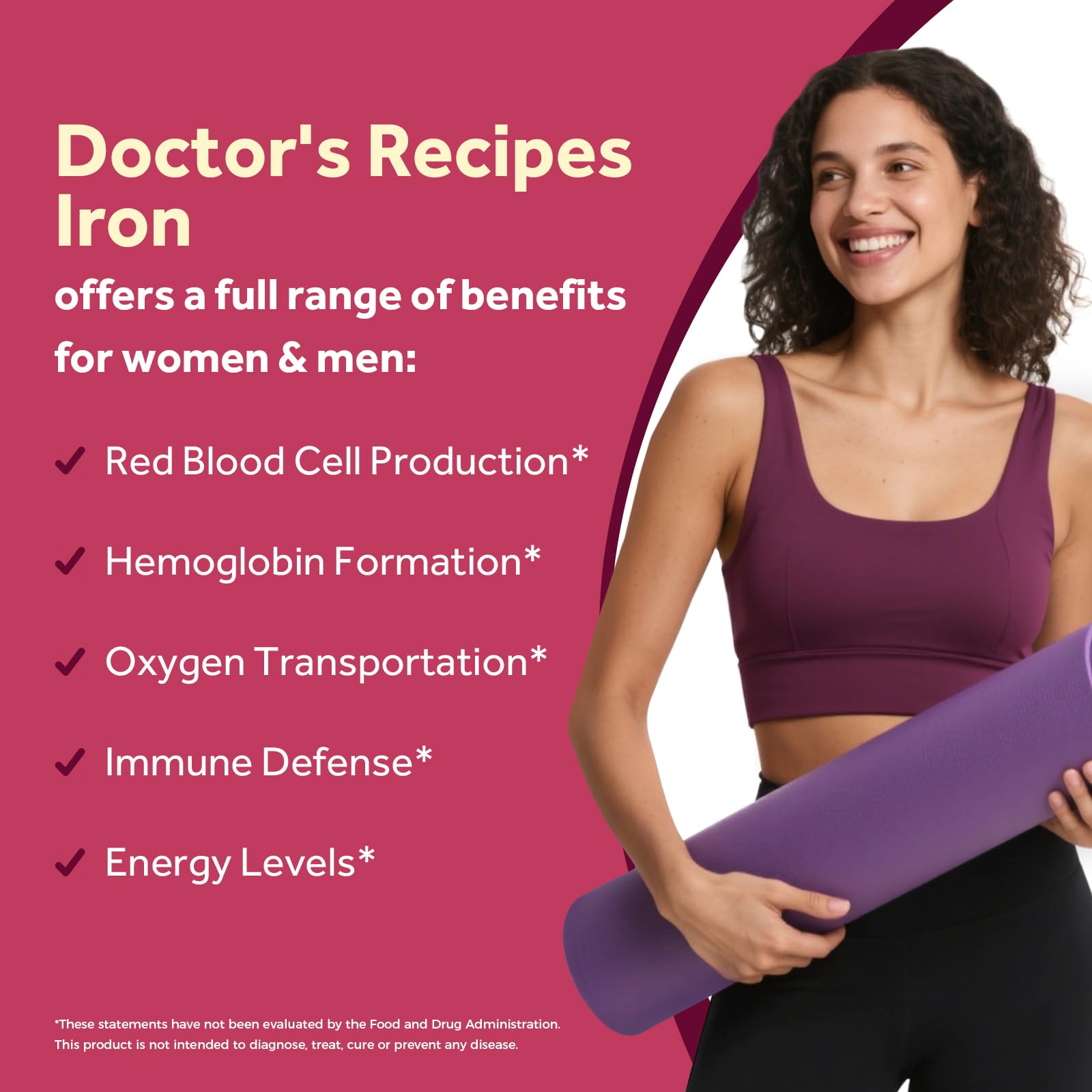 Flacon vitamine C Doctor's Recipes, 30 mg pour absorption optimisée.
