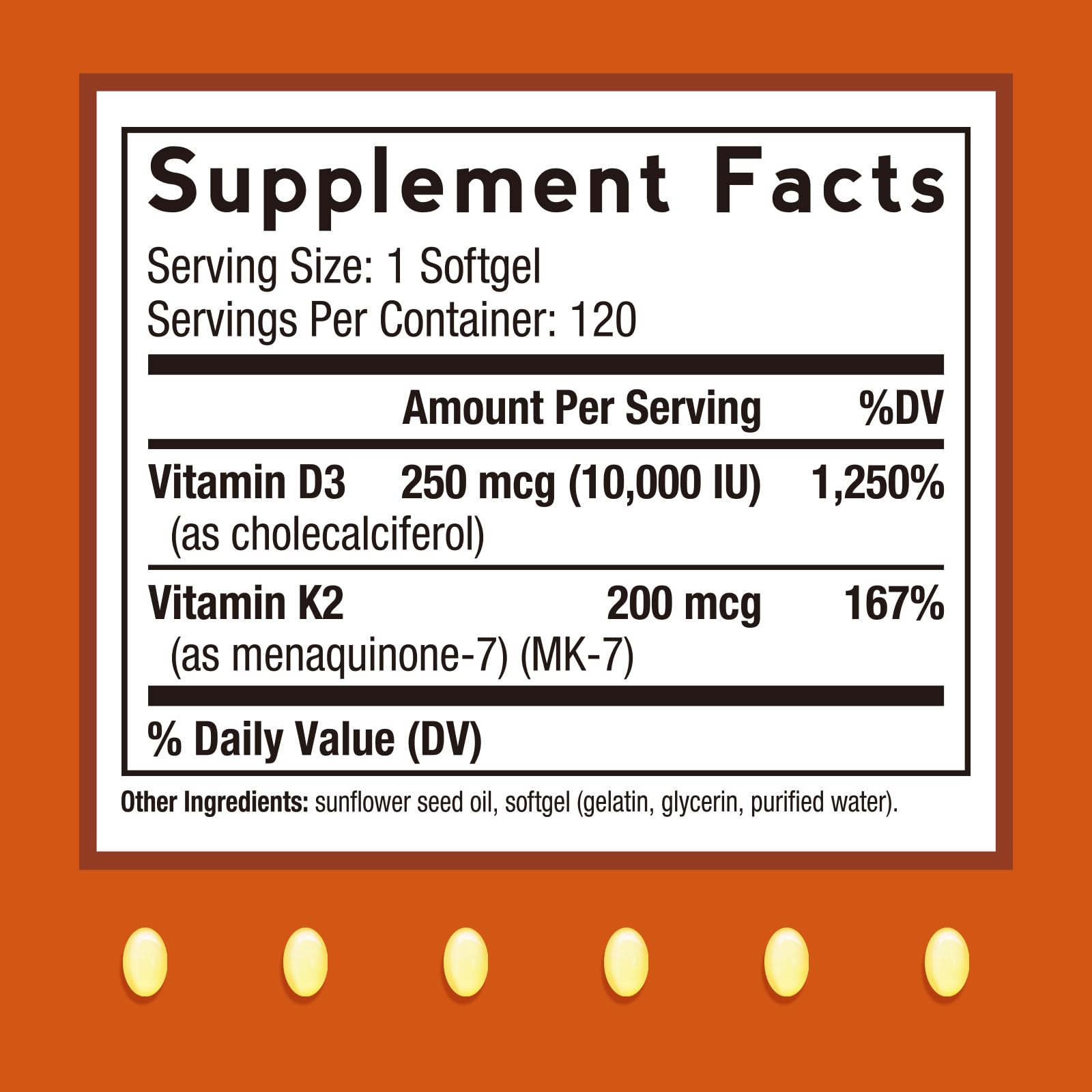 Doctor's Recipes Vitamine D3 K2 - bouchon et gélules pour soutien immunitaire.