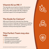 Doctor's Recipes Vitamine D3 K2 - flacon et gélules, MK-7 dirige calcium vers os et dents.