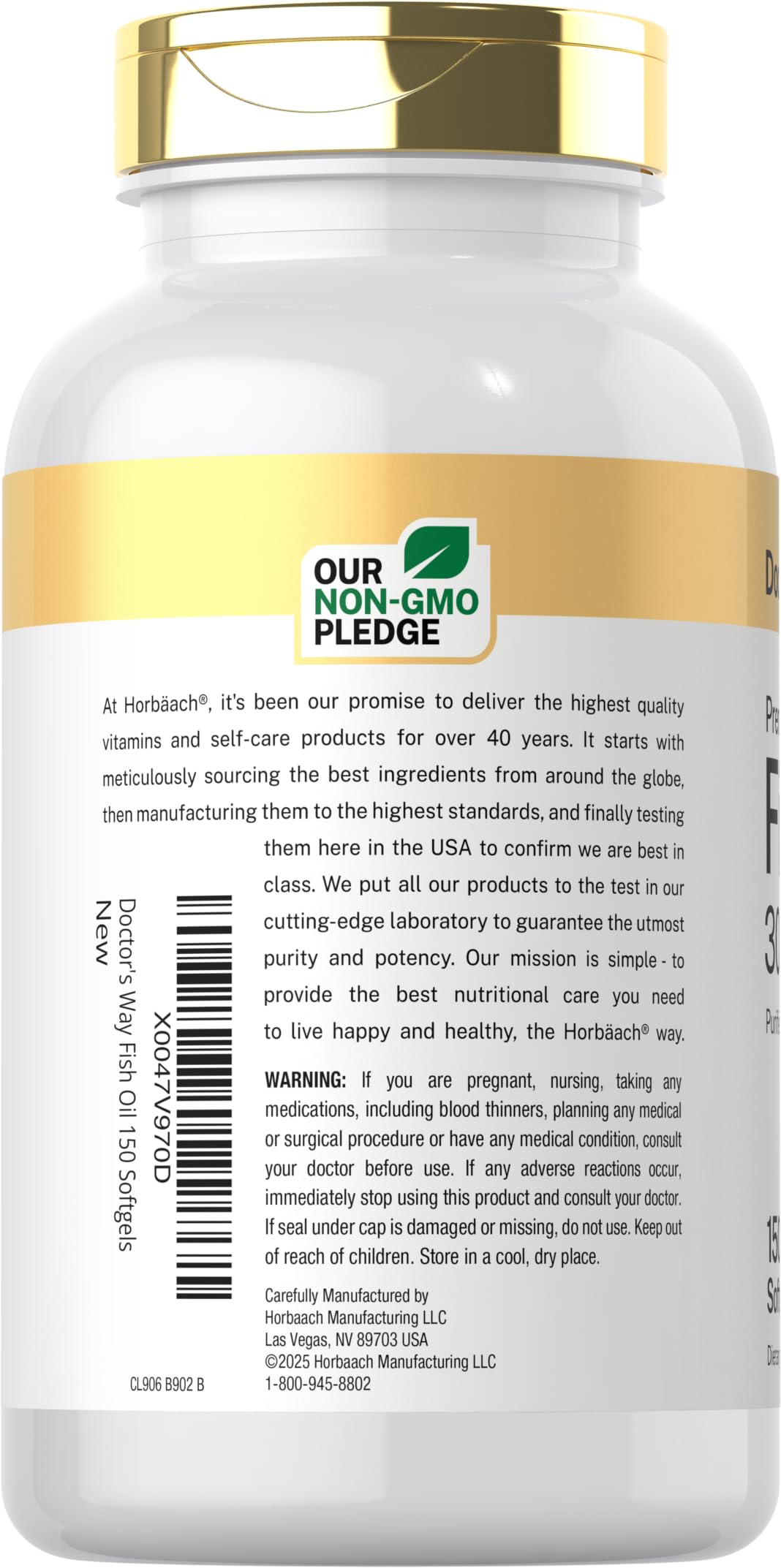 Doctor's Way formule premium – qualité et pureté des oméga-3.