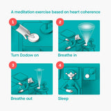 Dodow, pulse lumineux qui rythme la respiration pour calmer l'esprit.