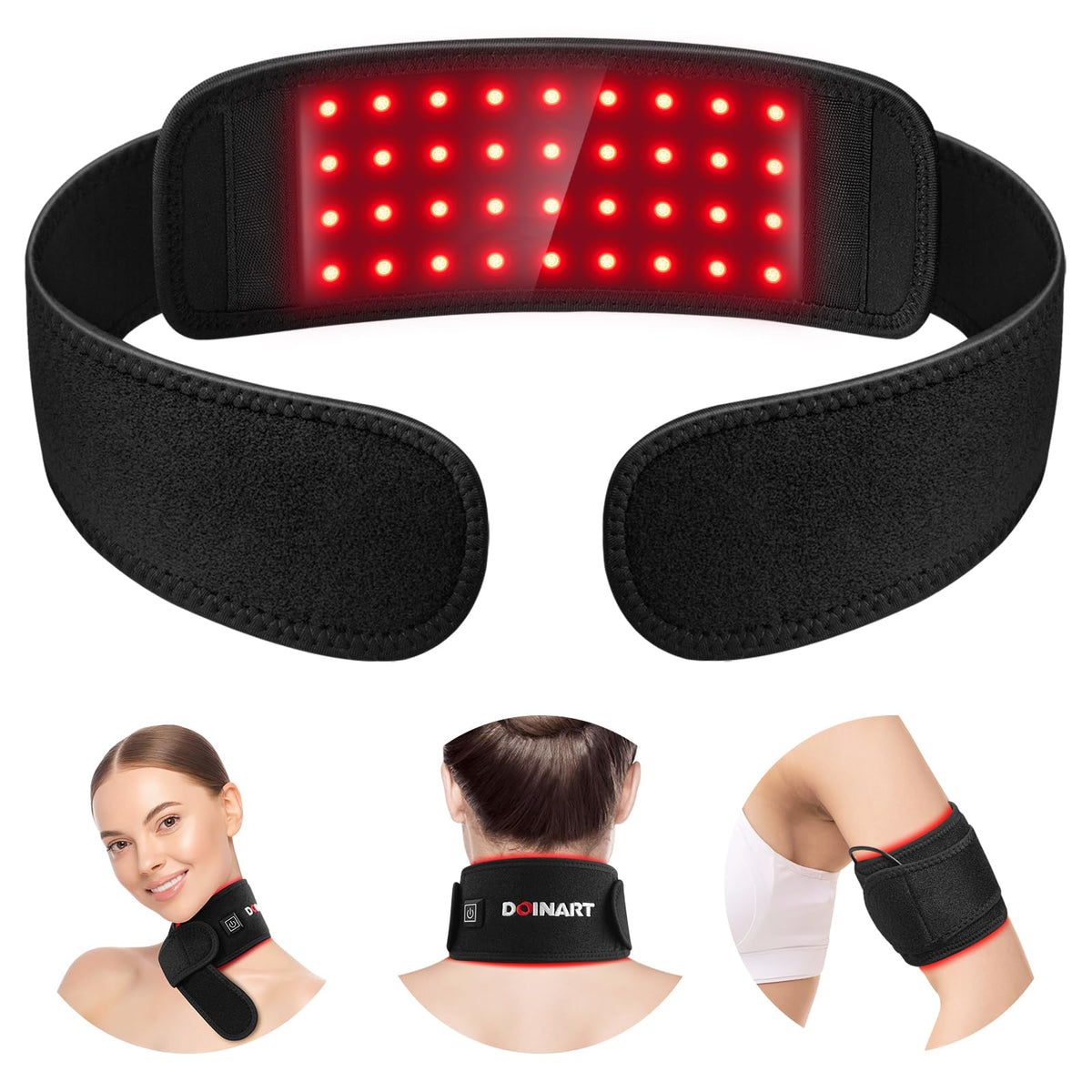 Ceinture Doinart thérapie lumière pour le cou, confort et détente.