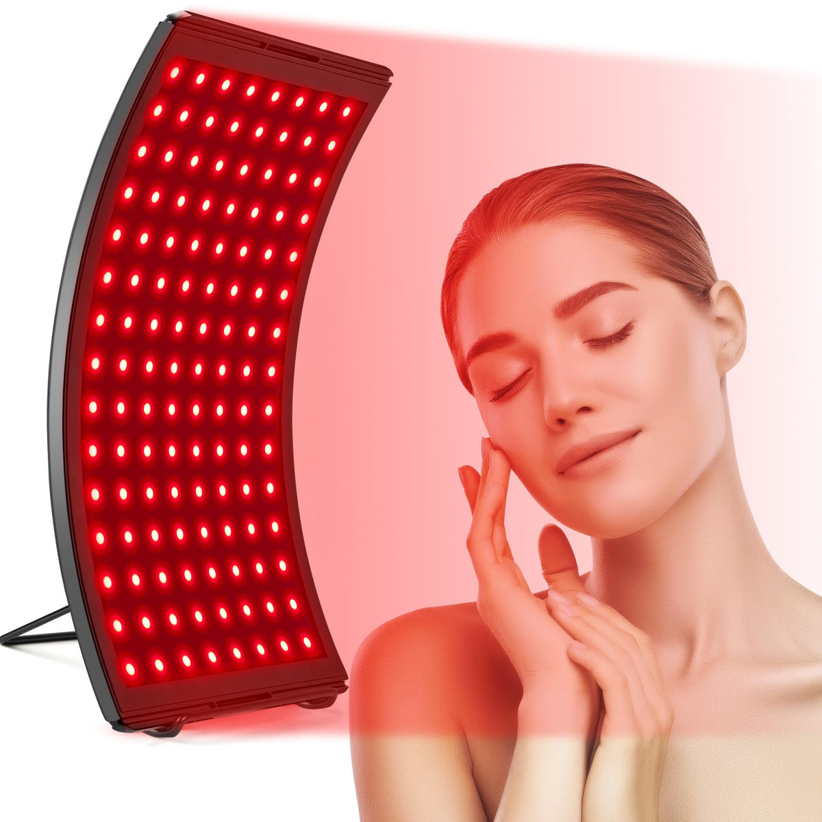 doinart-lumiere-rouge-visage offre un soin ciblé du visage et relaxation