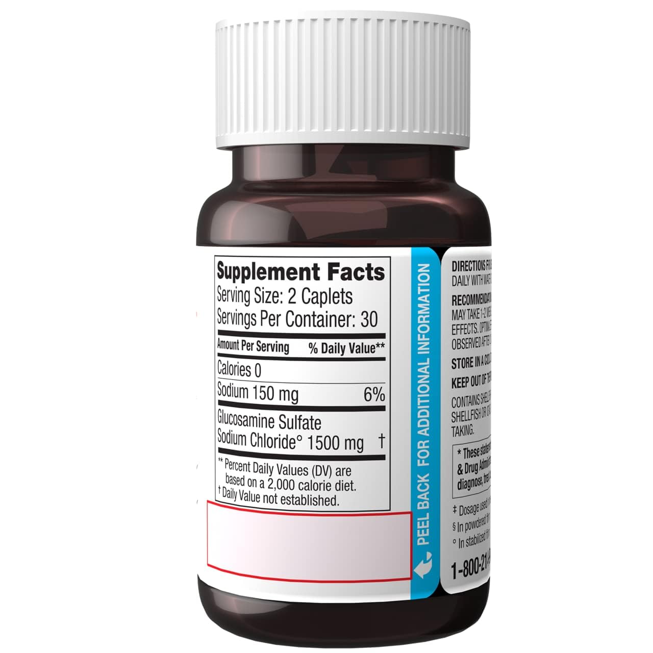 DONA Glucosamine Sulfate – contrôle qualité et ingrédients de haute pureté.