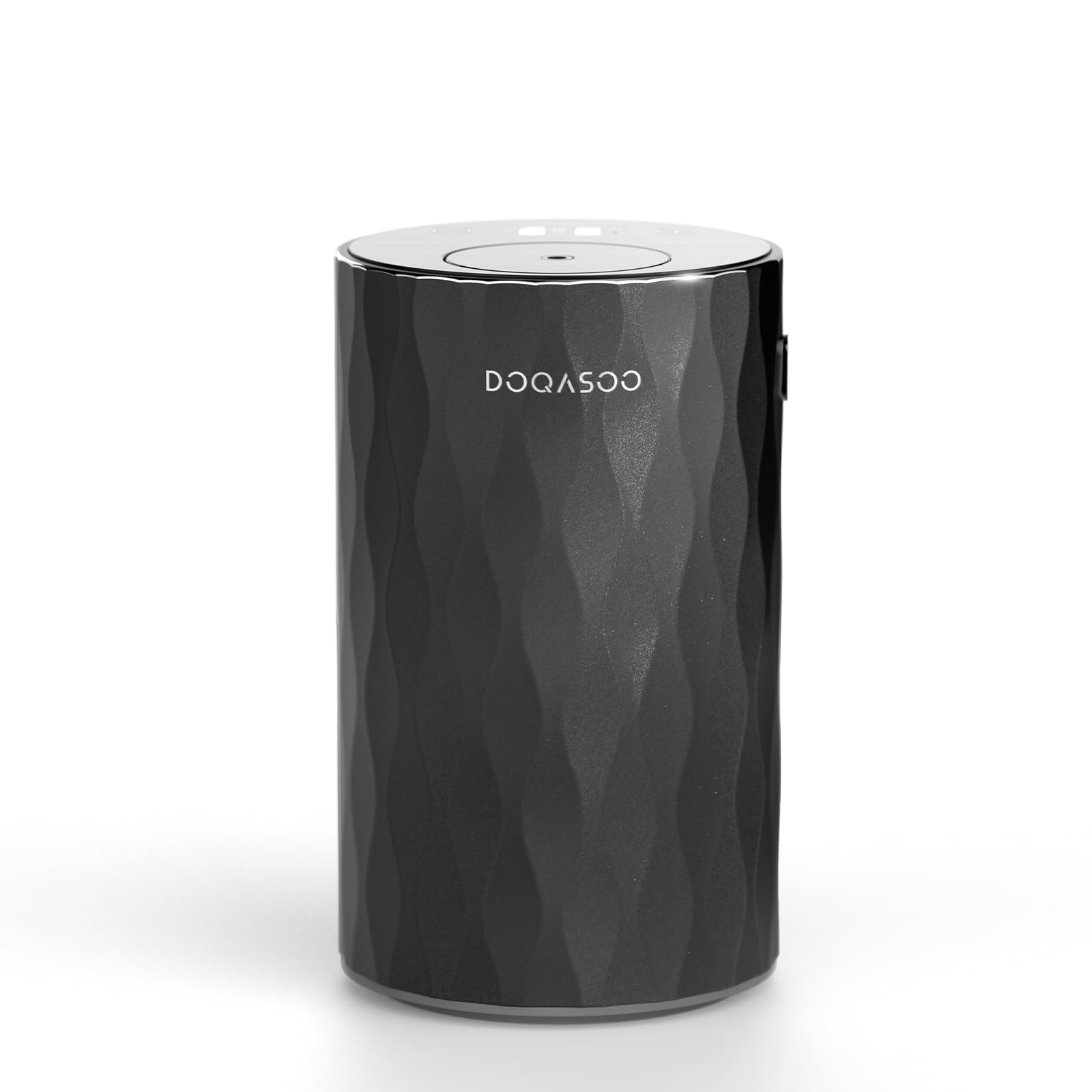 DOQASOO diffuseur sans eau en aluminium – arôme durable dans le salon.