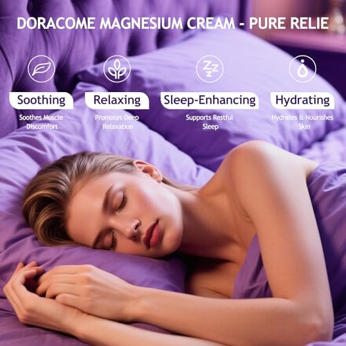 Doracome Crème Magnésium Pieds — soulagement confortable après une longue journée.