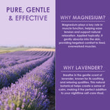 Doracome Crème Magnésium – rituel nocturne prêt à être utilisé sous les pyjamas.