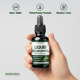 Chlorophylle liquide DORADO NUTRITION – flacon pratique et certification GMP.