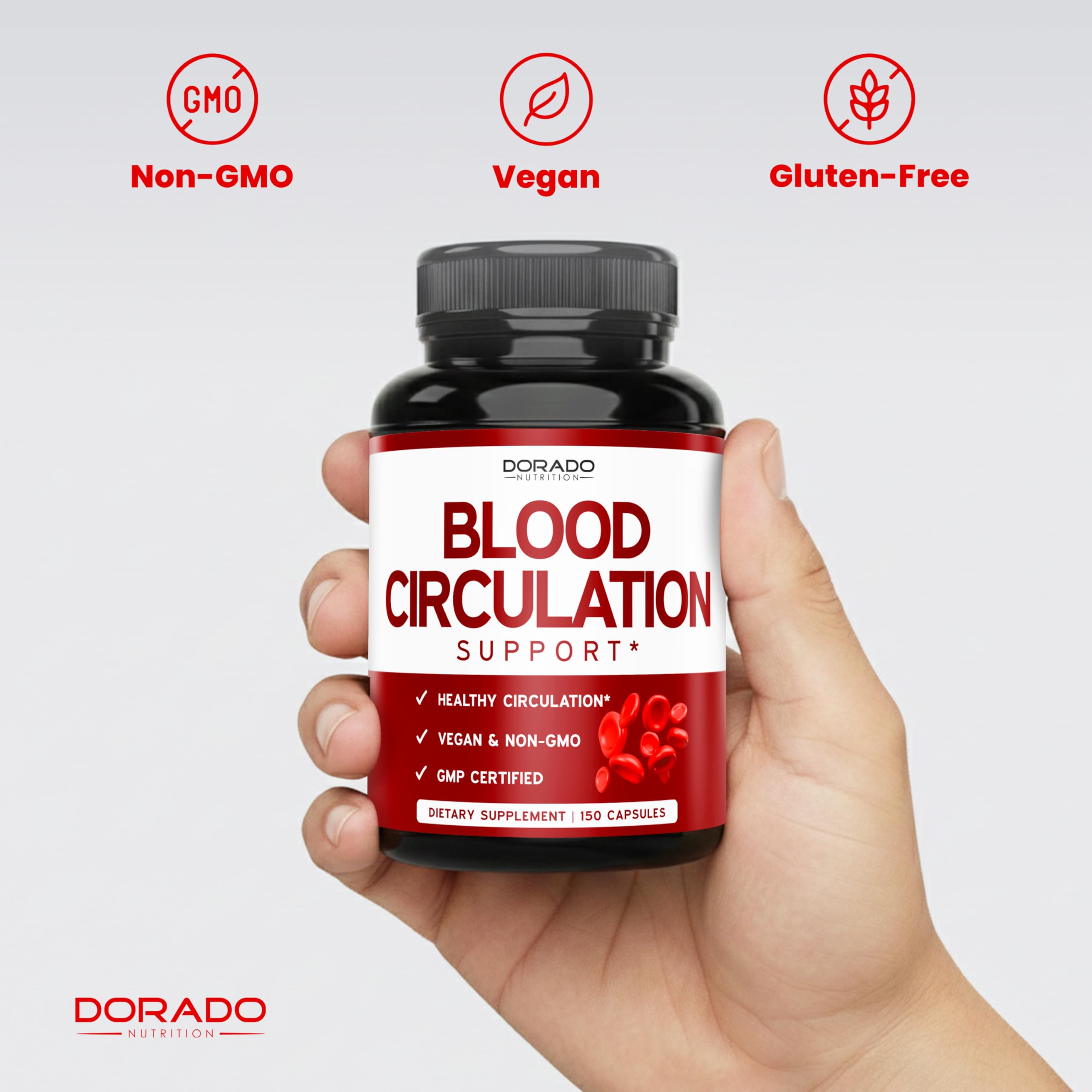 Dorado Nutrition – gelules vegan sans gluten, sans allergènes courants.