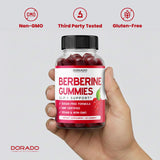 Texture douce des gommes Berberine Dorado Nutrition pour mâcher facilement