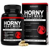 Capsules Horny Goat Weed de Dorado Nutrition pour énergie et circulation.