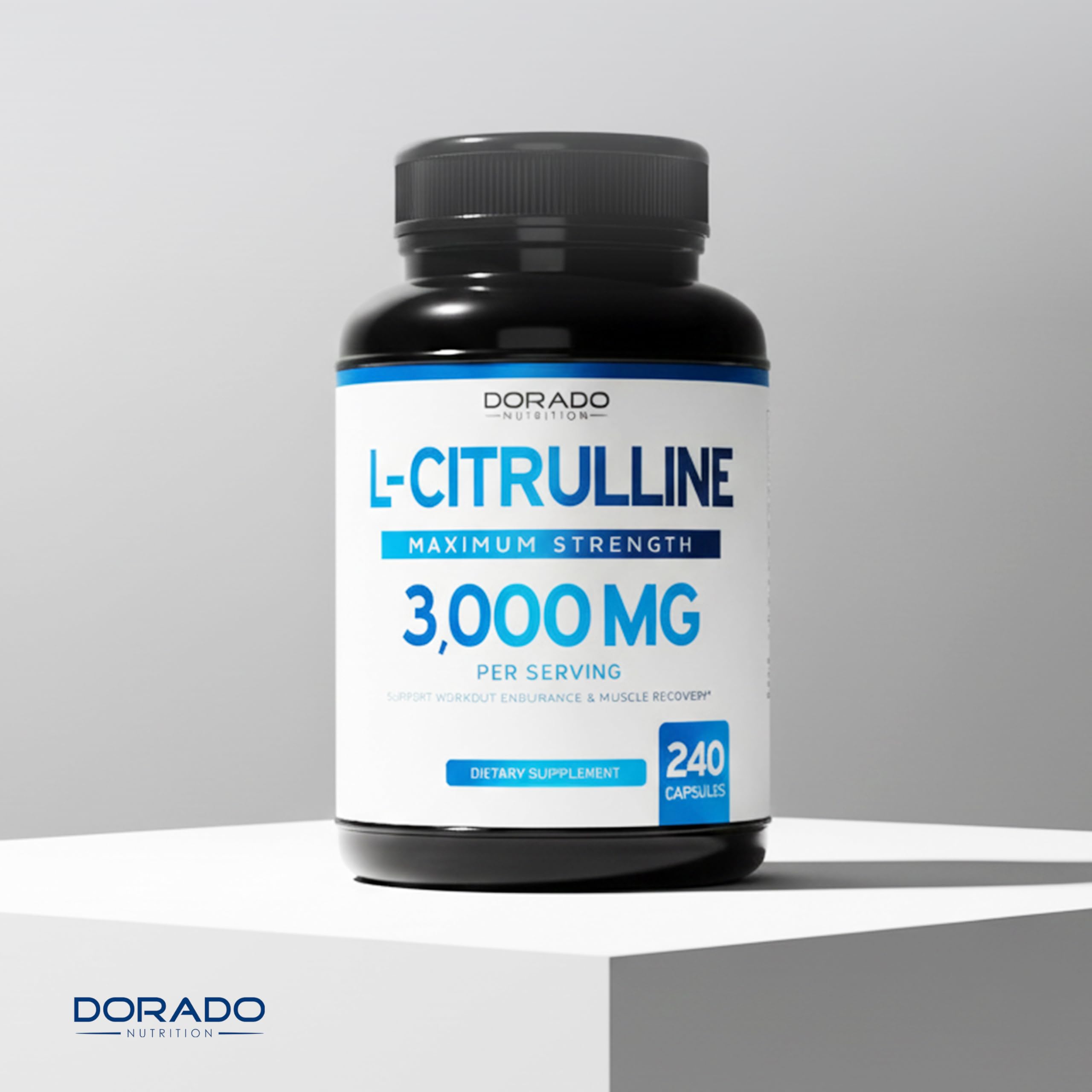 Dorado Nutrition L-Citrulline 3000mg – Information ingrédients pour la transparence.