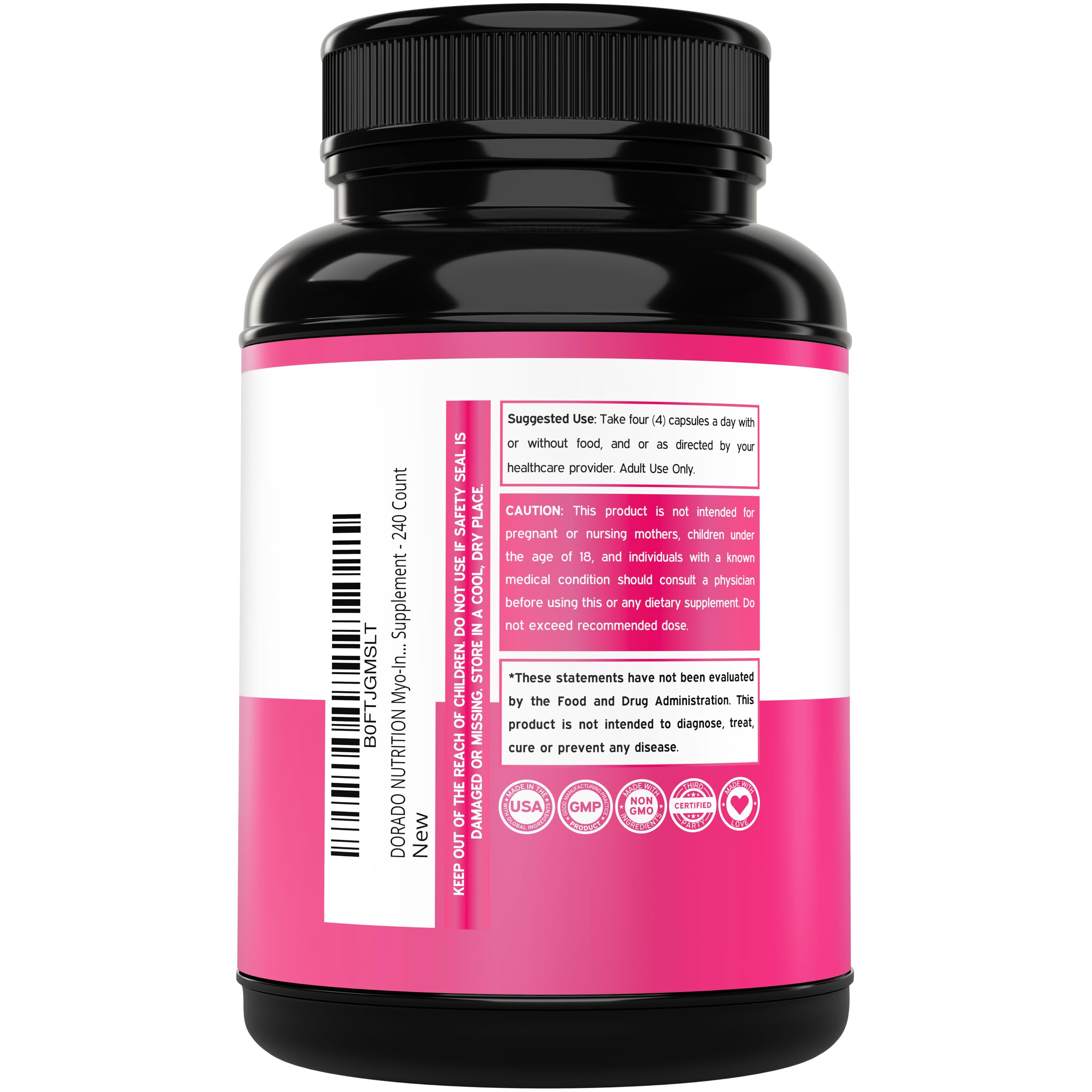 Ratio 40:1 et dosage clair pour l'harmonie du cycle féminin.