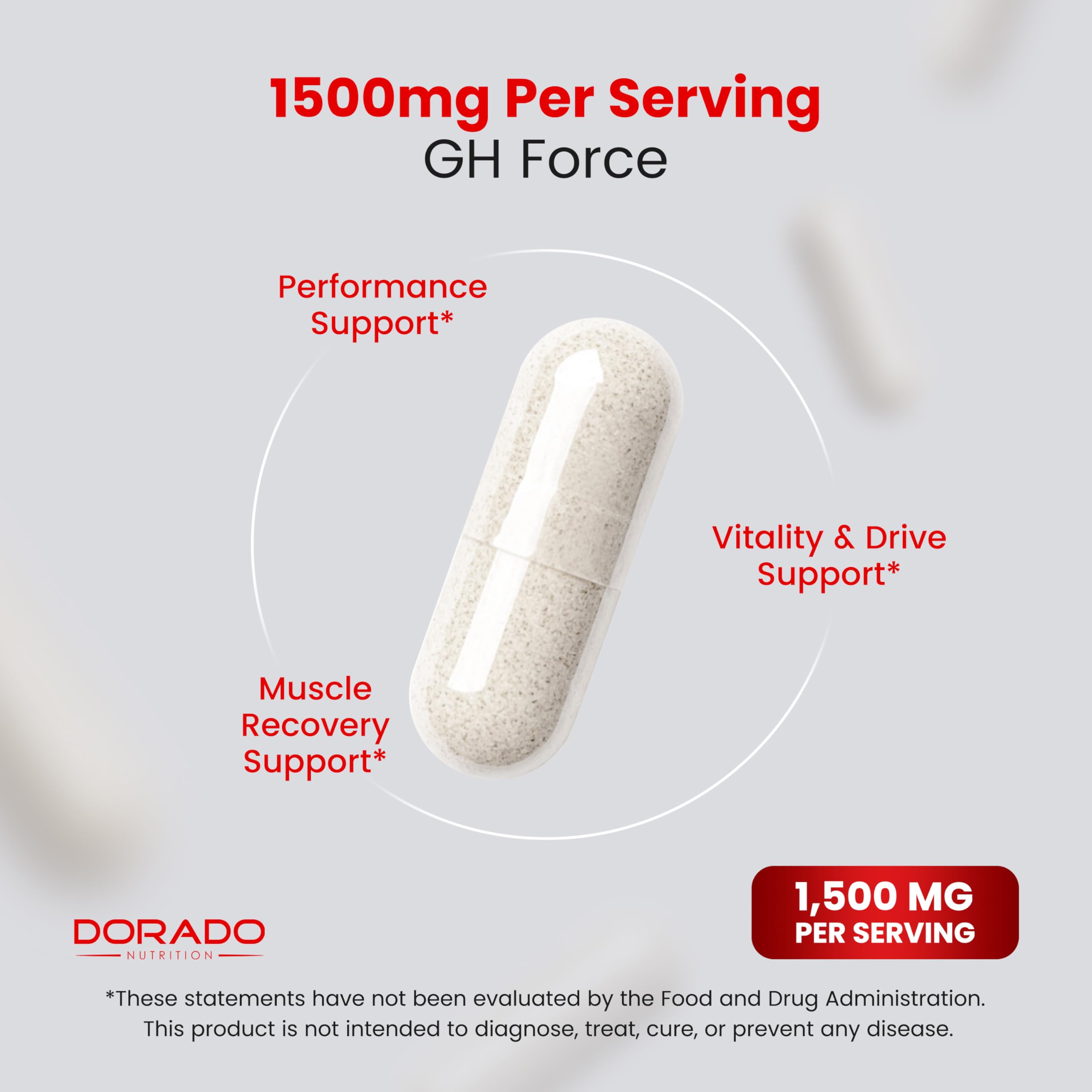 Dorado Nutrition HGH, fabrication aux États‑Unis, traçabilité et qualité.