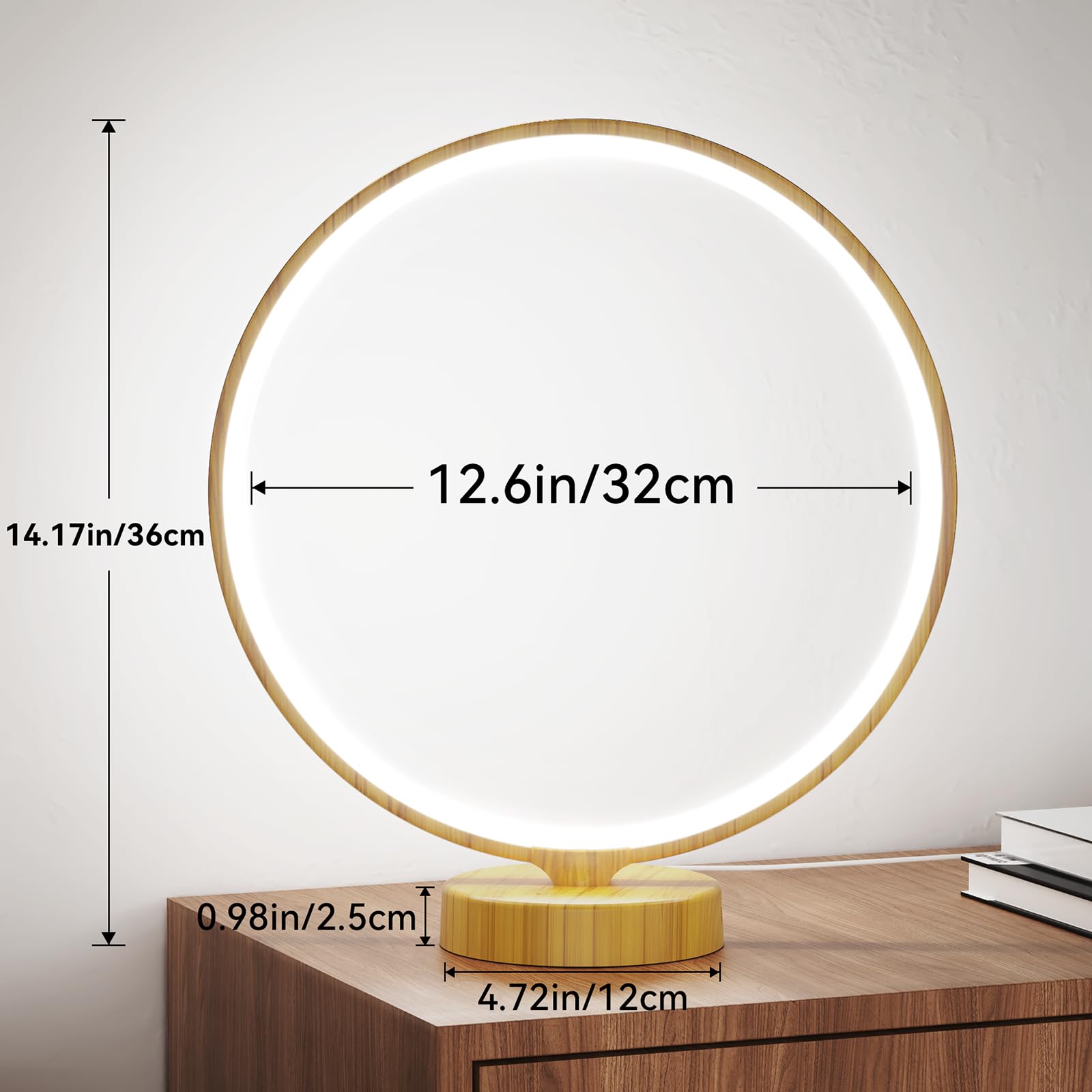 Doraubia lampe montre trois températures de couleur pour l’ambiance idéale.