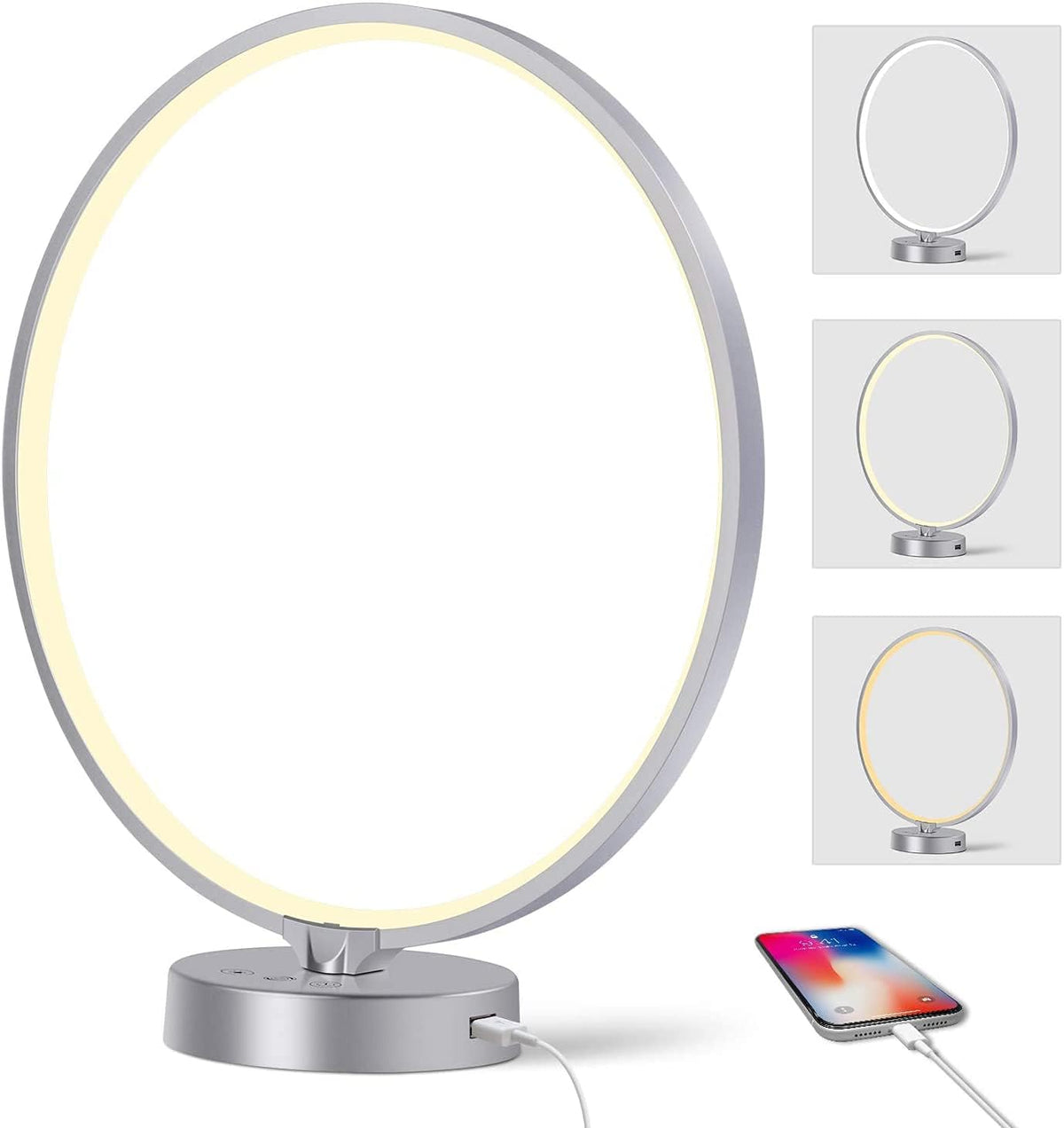 Lampe Doraubia thérapeutique 10000 lux pour bureau, énergie accrue