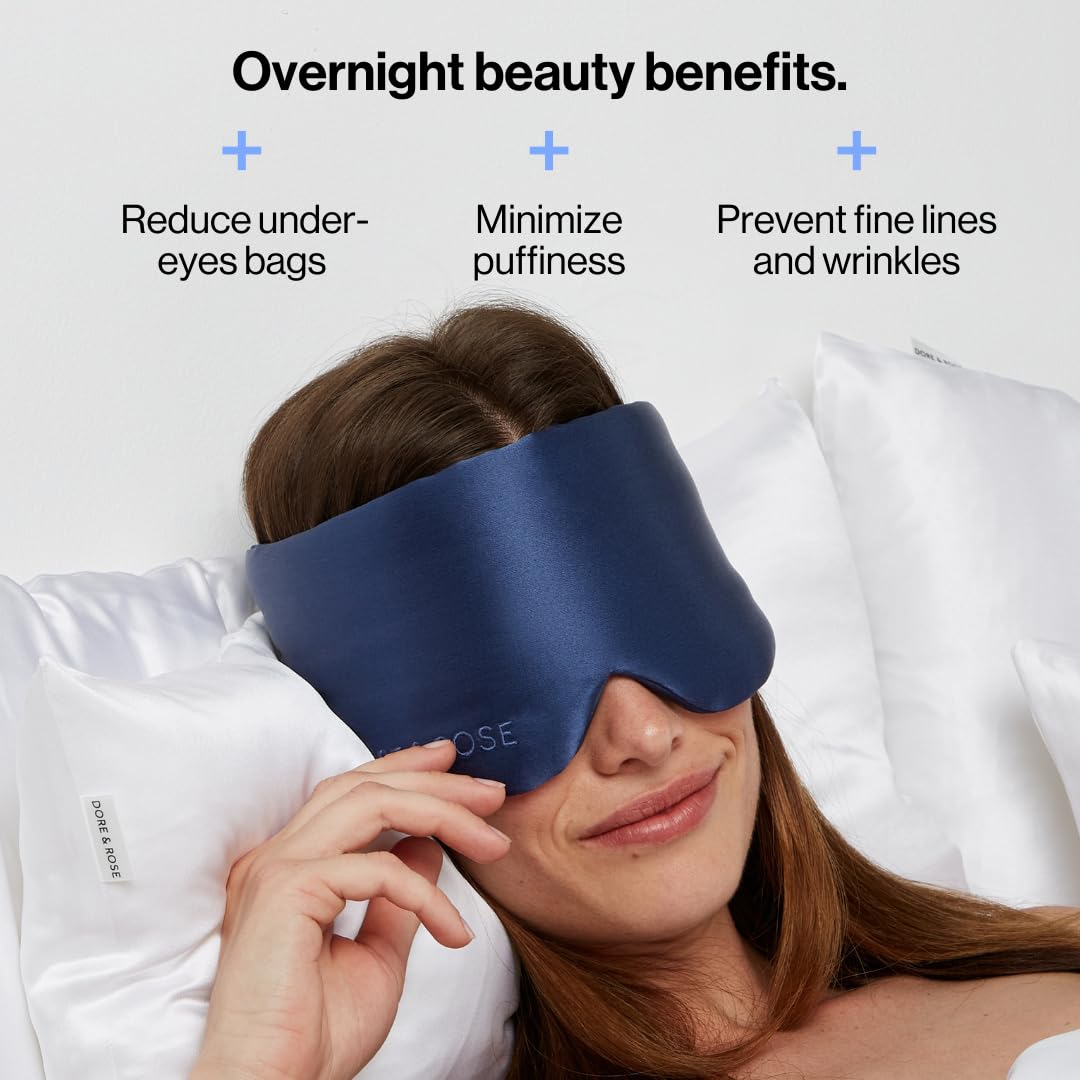 Côté du masque Dore & Rose, lanière légère et design pensé voyage.