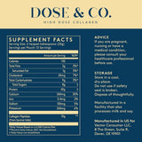 DOSE & CO Collagène Vanille – instructions et conseils de mélange pour routine active.
