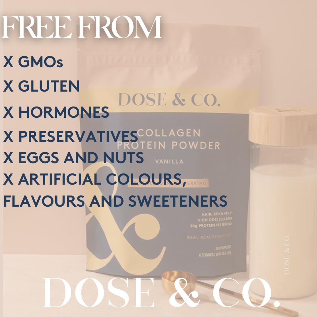 DOSE & CO Collagène Vanille – rituel de bien-être pour une routine quotidienne.