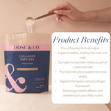 DOSE & CO Poudre collagène se dissout facilement dans boisson chaude ou froide.