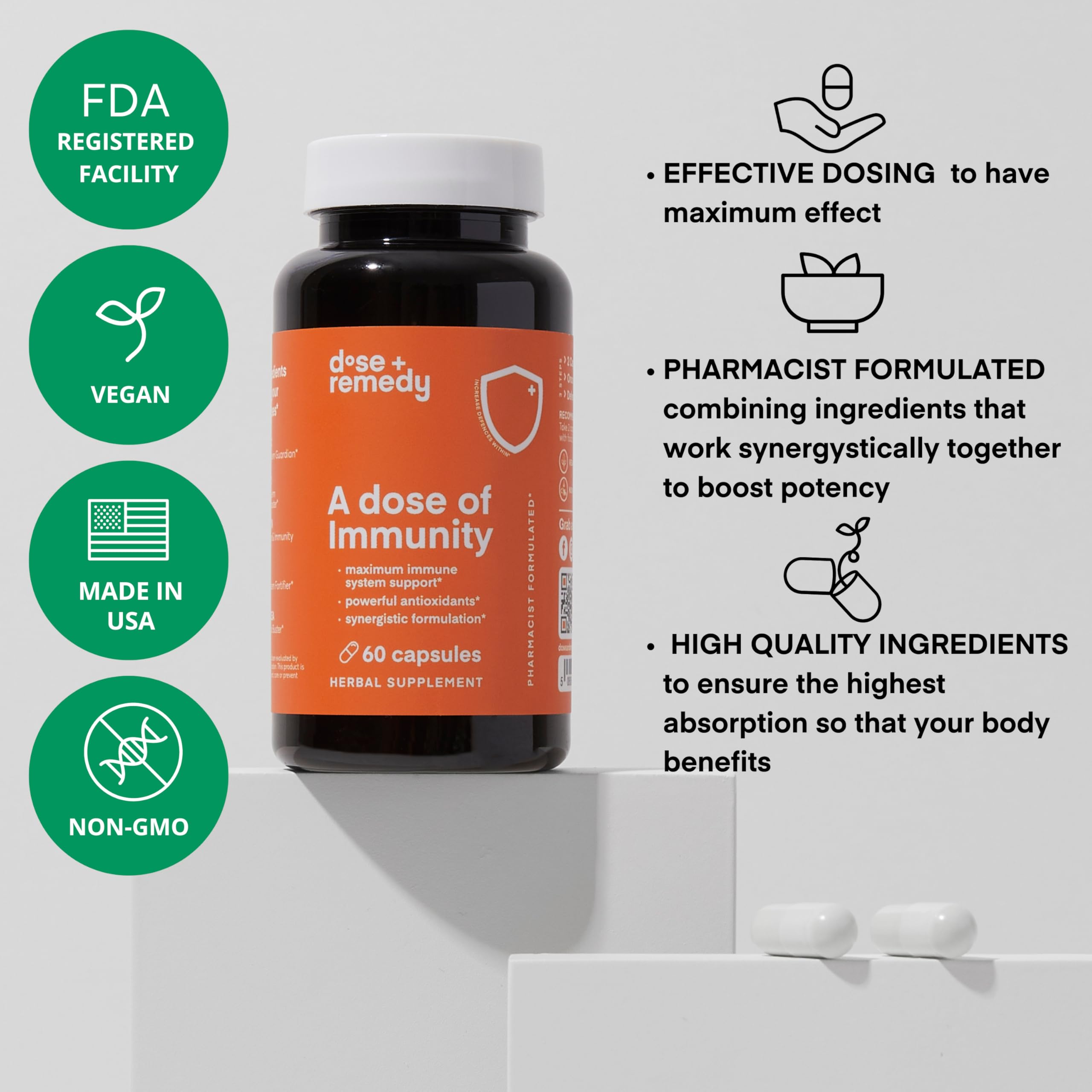 Dose + Remedy Immunité quercétine routine santé simple et efficace