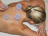 DoSensePro ventouses silicone utilisées à la maison pour soins corporels.