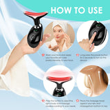 Doset massage facial batterie-rechargeable : recharge facile et pratique en voyage.