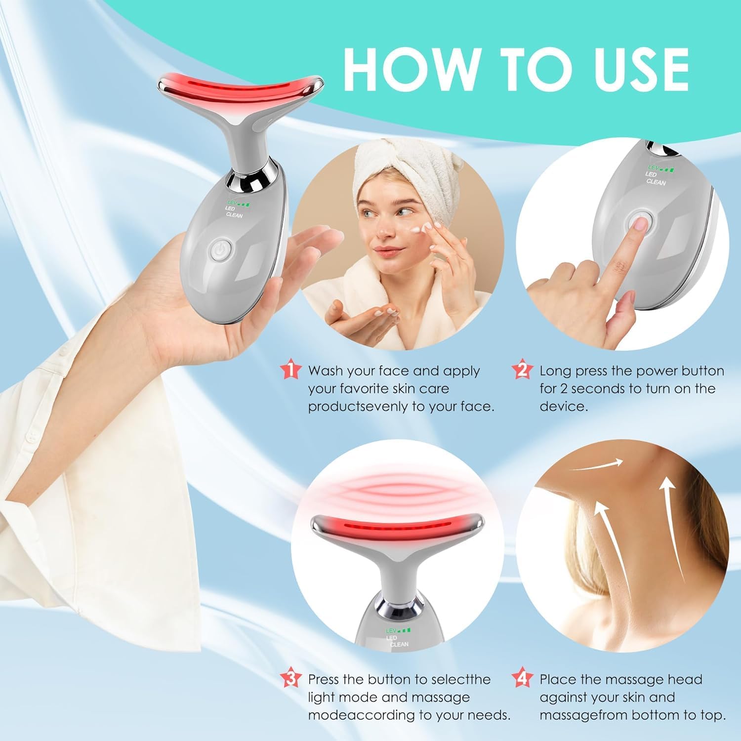 Doset-masseur-visage-mode-3: expérience personnalisée pour la routine beauté.