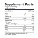 GNC Pro Performance Gain de Poids Chocolat Double – doseur inclus pour portions précises.